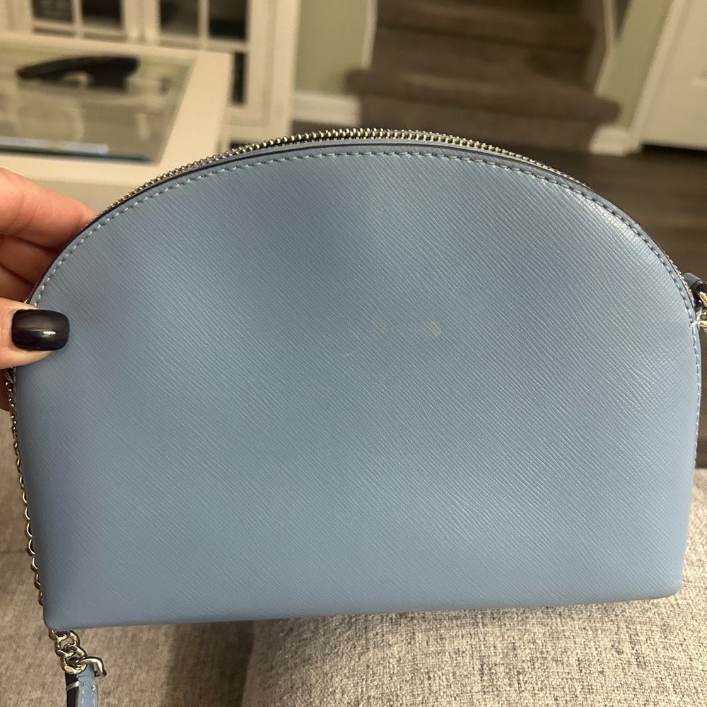 kate spade Light Blue Dome Crossbody with silver chain - Picture 9 of 9
